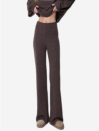 Pantalon femme en mélange de coton busem