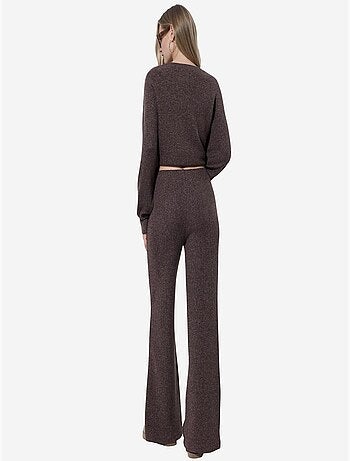 Pantalon femme en mélange de coton busem