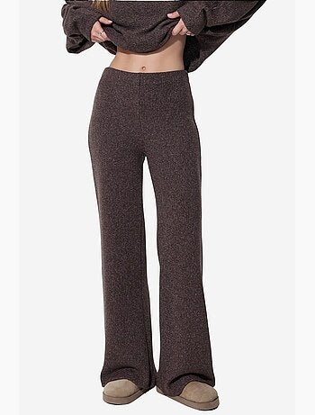 Pantalon femme en mélange de coton busem