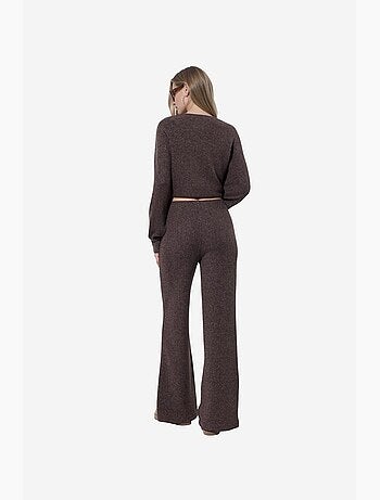 Pantalon femme en mélange de coton busem