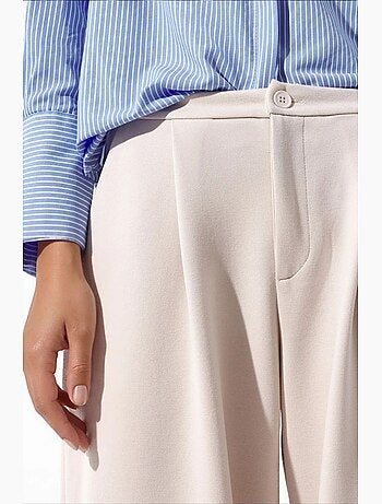Pantalon femme en mélange de coton busem