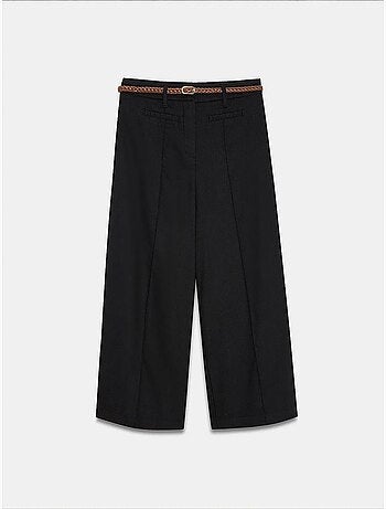 Pantalon femme en mélange de lin dilvin