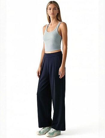 Pantalon femme en mélange modal busem