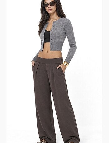 Pantalon femme en mélange modal busem
