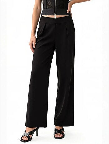 Pantalon femme en mélange modal busem