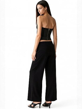 Pantalon femme en mélange modal busem