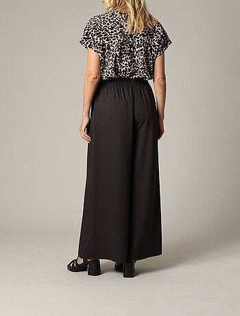 Pantalon femme en viscose bohème à taille élastiquée 'Deeluxe'