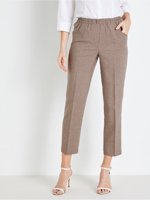 Pantalon femme entièrement élastiqué - DAXON - Kiabi