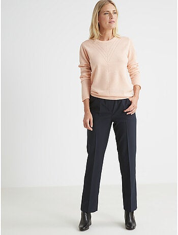 Pantalon femme entièrement élastiqué - DAXON