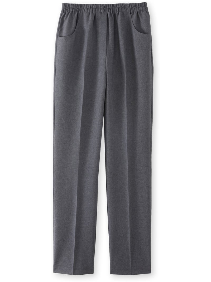 Pantalon femme entièrement élastiqué - DAXON gris anthracite - Kiabi