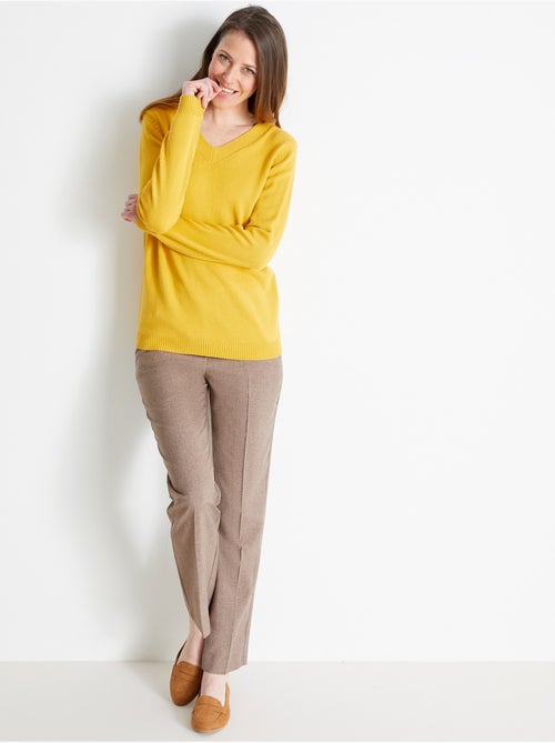 Pantalon femme entièrement élastiqué - DAXON - Kiabi