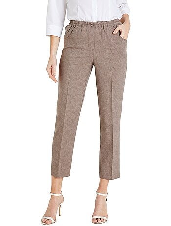 Pantalon femme entièrement élastiqué