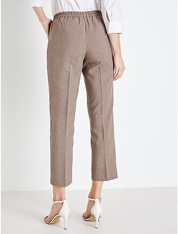 Pantalon femme entièrement élastiqué