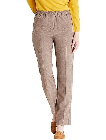 Pantalon femme entièrement élastiqué
