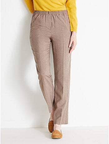 Pantalon femme entièrement élastiqué