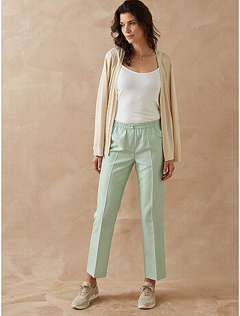 Pantalon femme entièrement élastiqué