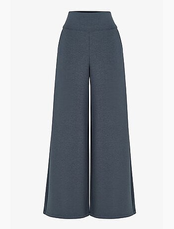 Pantalon femme large à taille haute penti