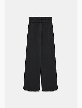 Pantalon femme large en crêpe dilvin