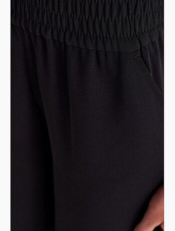 Pantalon femme large en crêpe dilvin