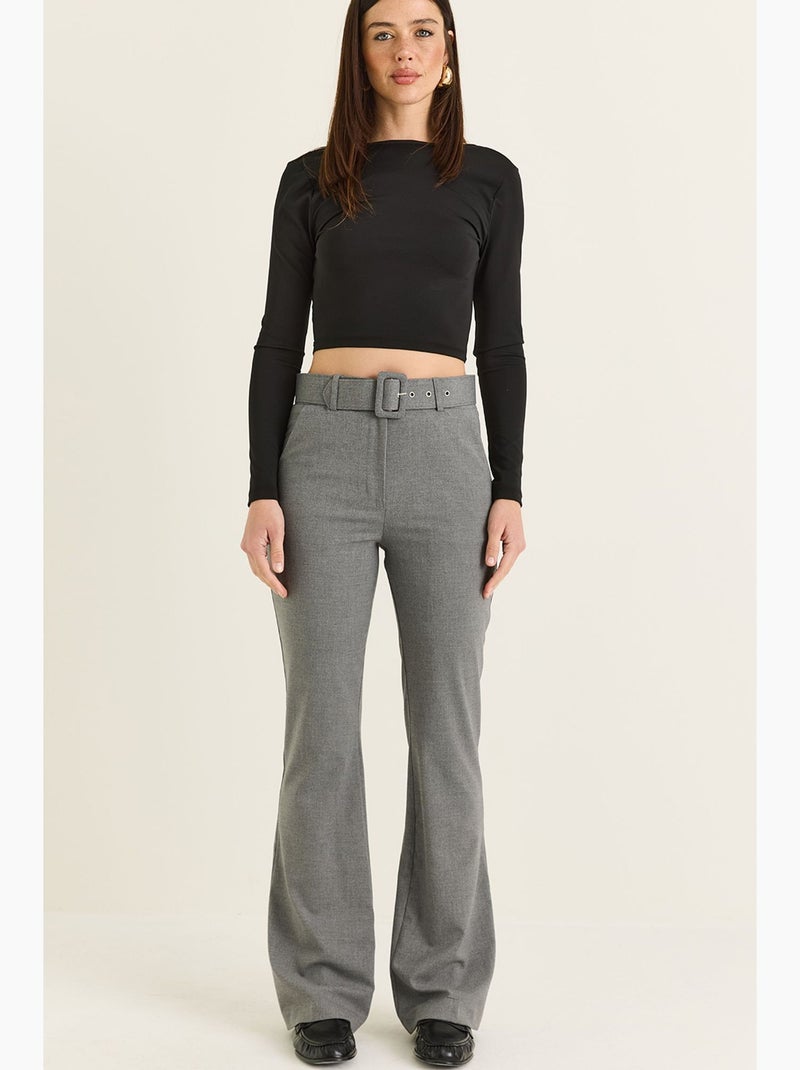 Pantalon femme lucci Gris - Kiabi