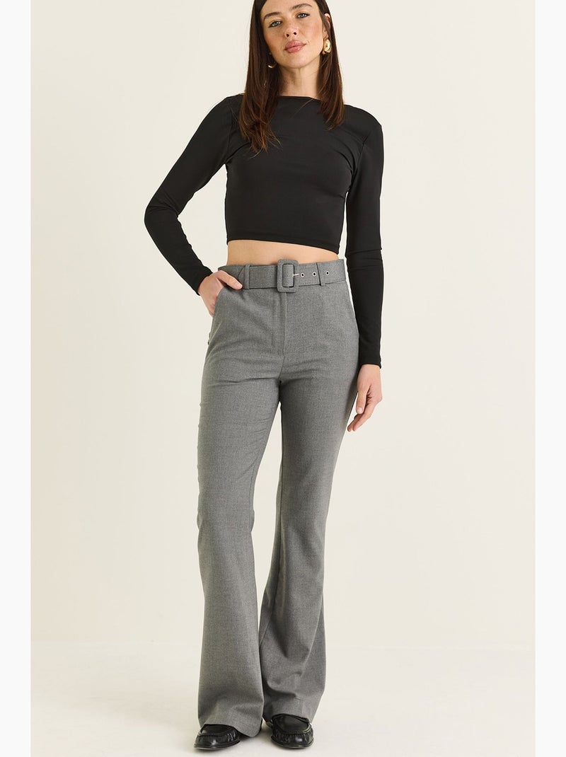 Pantalon femme lucci Gris - Kiabi