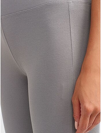 Pantalon femme taille haute à jambes évasées côtelé dilvin