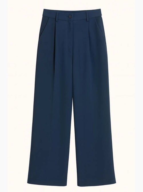 Pantalon femme taille haute jambe large mixray - Kiabi Pantalon femme taille haute jambe large mixray - Kiabi