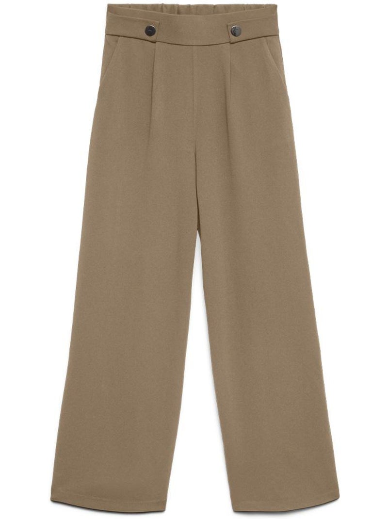 Pantalon femme vero moda Camel - Kiabi