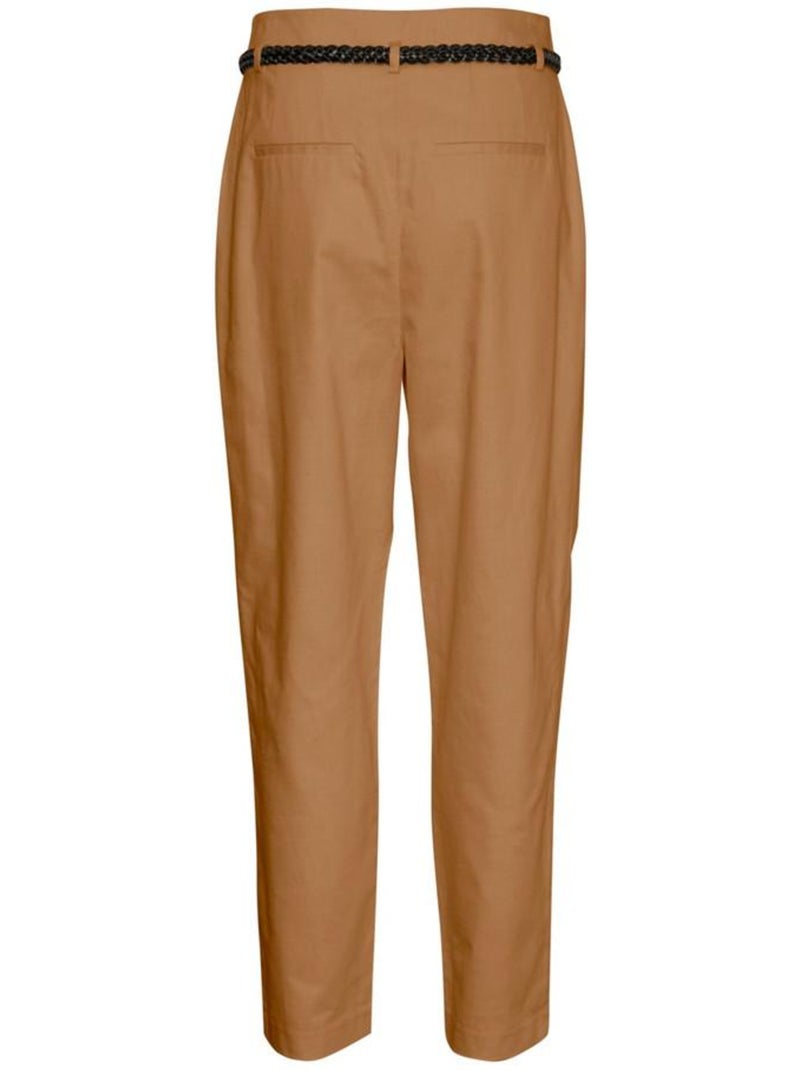 Pantalon Femme Vero Moda Marron cappuccino - Kiabi
