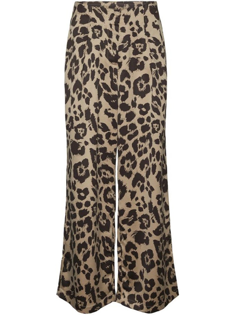 Pantalon femme vero moda Marron cappuccino - Kiabi