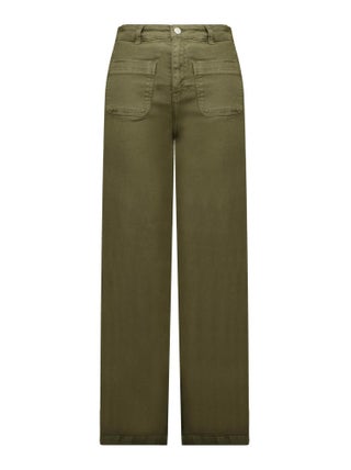 Pantalon femme wide leg en denim 'Deeluxe'
