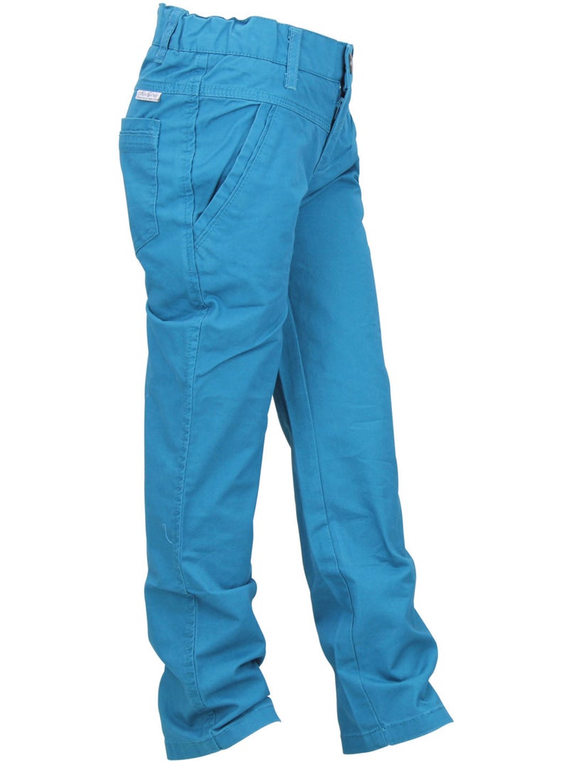 Pantalon fille FAFIRA - MISS GIRLY Bleu - Kiabi