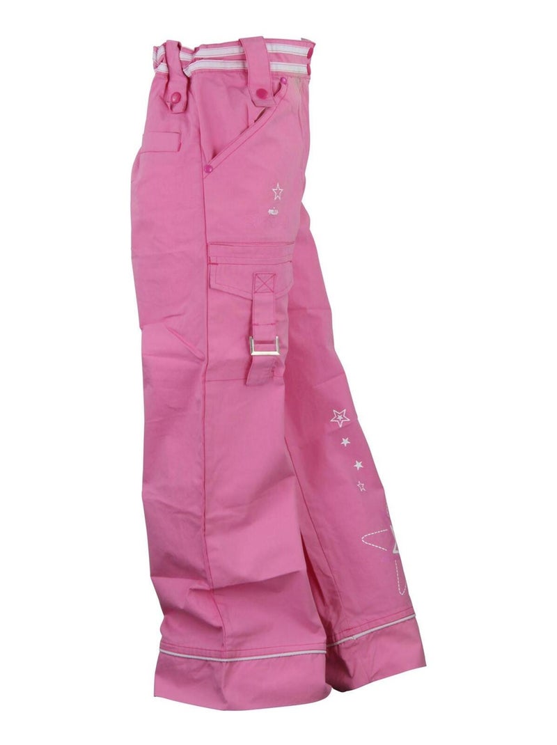 Pantalon fille FIPIPAN - MISS GIRLY Rose - Kiabi
