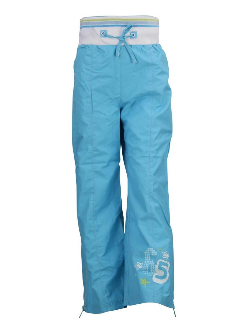 Pantalon fille FOLISE - MISS GIRLY Bleu turquoise - Kiabi