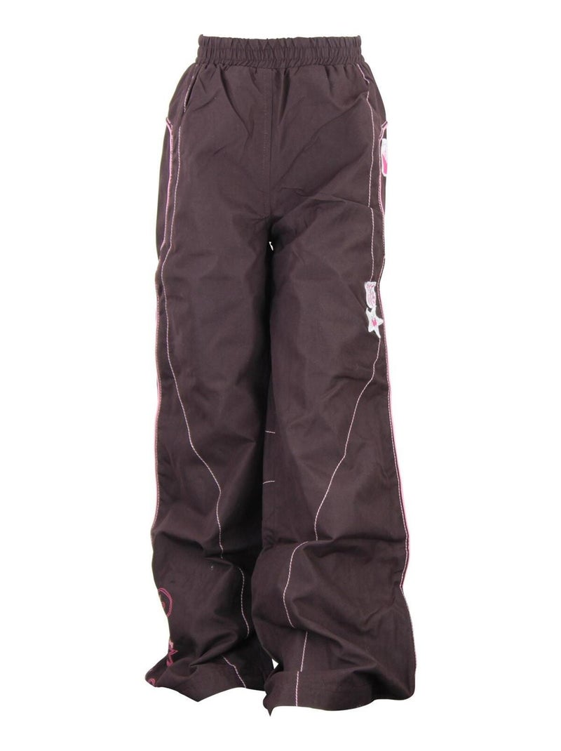 Pantalon fille FOXIE - MISS GIRLY Marron - Kiabi