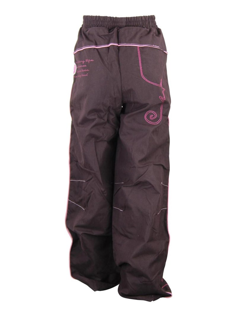 Pantalon fille FOXIE - MISS GIRLY Marron - Kiabi