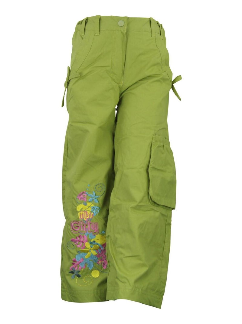 Pantalon fille FRIMOPINA - MISS GIRLY Vert - Kiabi