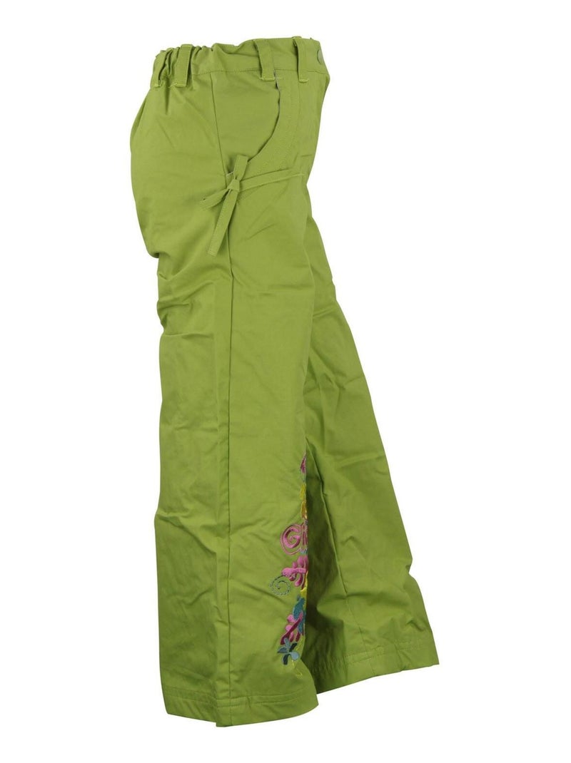 Pantalon fille FRIMOPINA - MISS GIRLY Vert - Kiabi