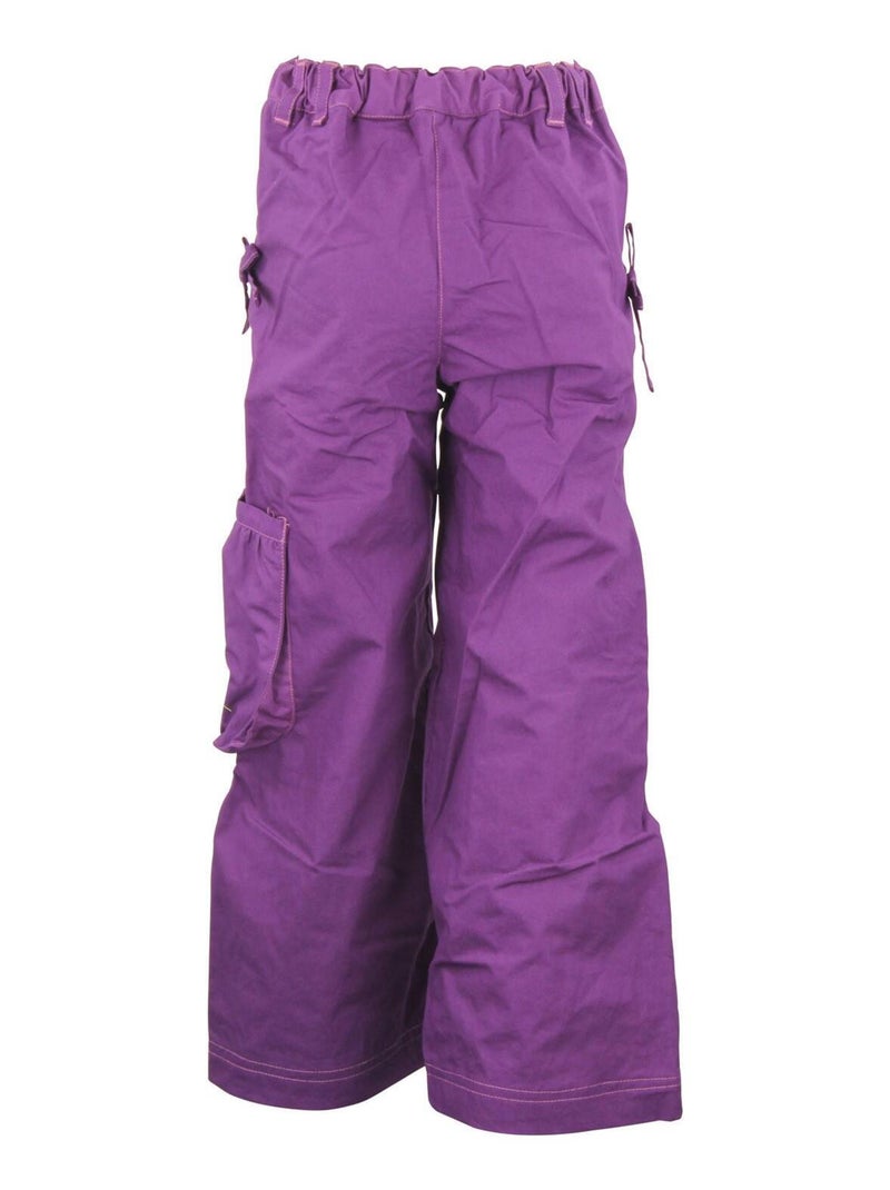 Pantalon fille FRIMOPINA - MISS GIRLY Violet - Kiabi
