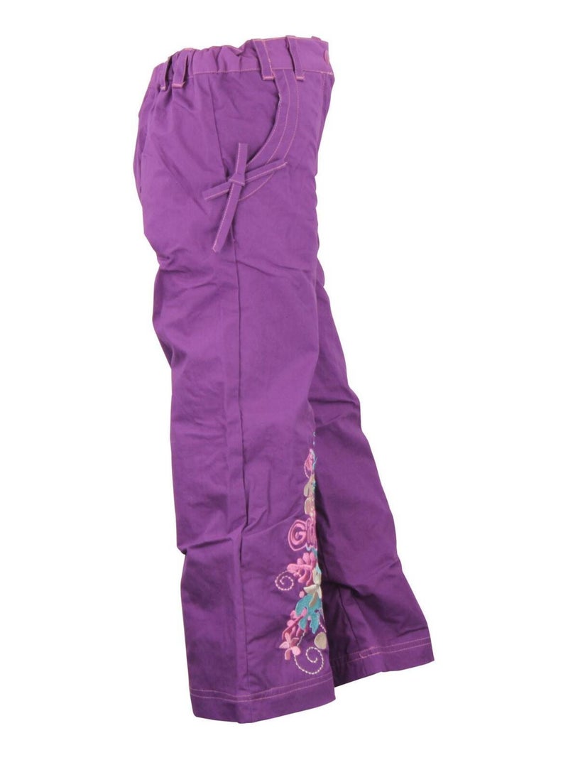 Pantalon fille FRIMOPINA - MISS GIRLY Violet - Kiabi