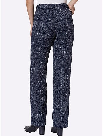 Pantalon fils métallisés tissés - taille standard - helline