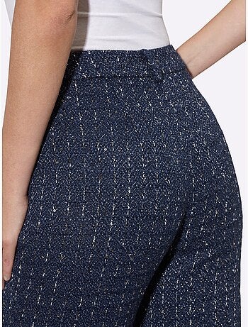 Pantalon fils métallisés tissés - taille standard - helline