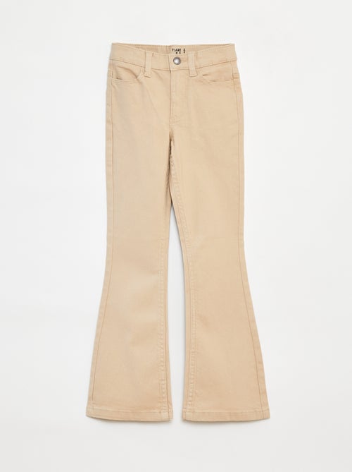 Pantalon flare - Coupe + ajustée - Kiabi