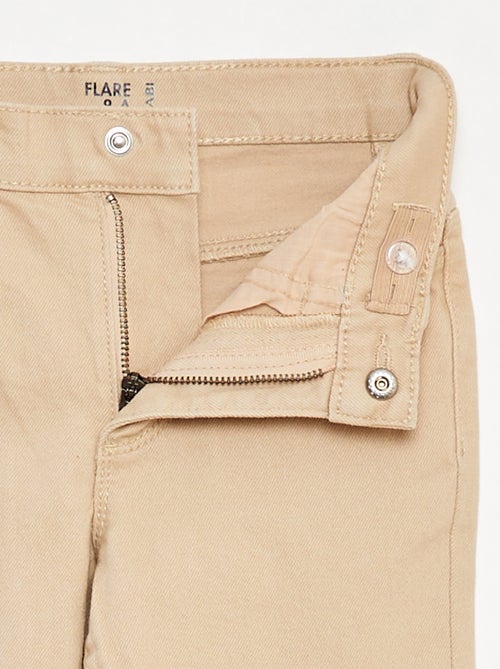 Pantalon flare - Coupe + ajustée - Kiabi