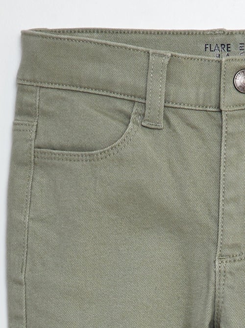 Pantalon flare - Coupe + ajustée - Kiabi