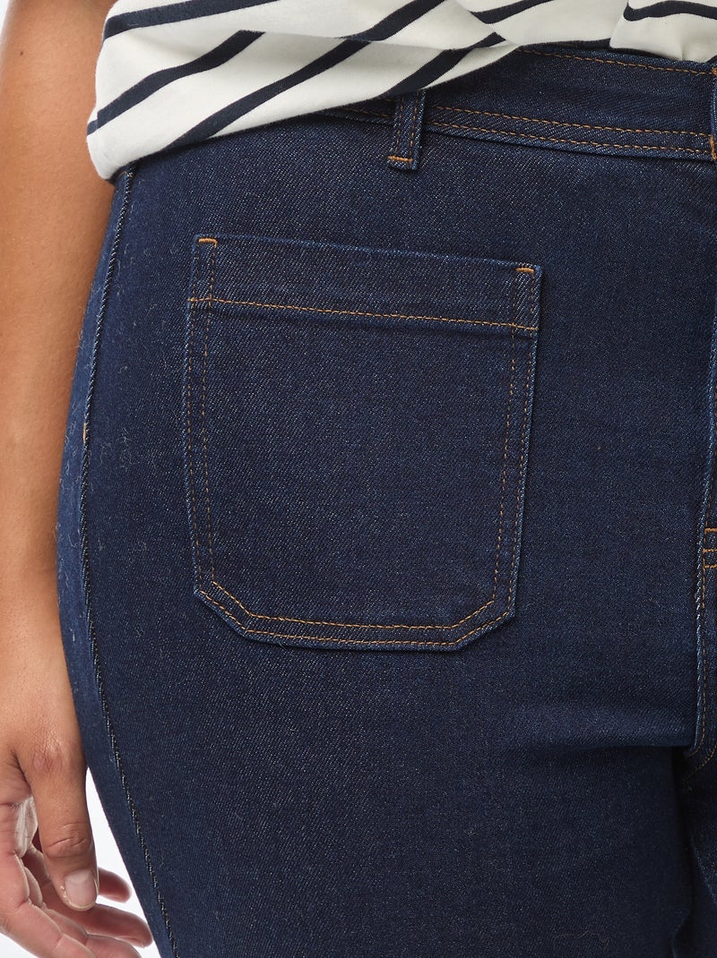 Pantalon flare Bleu - Kiabi