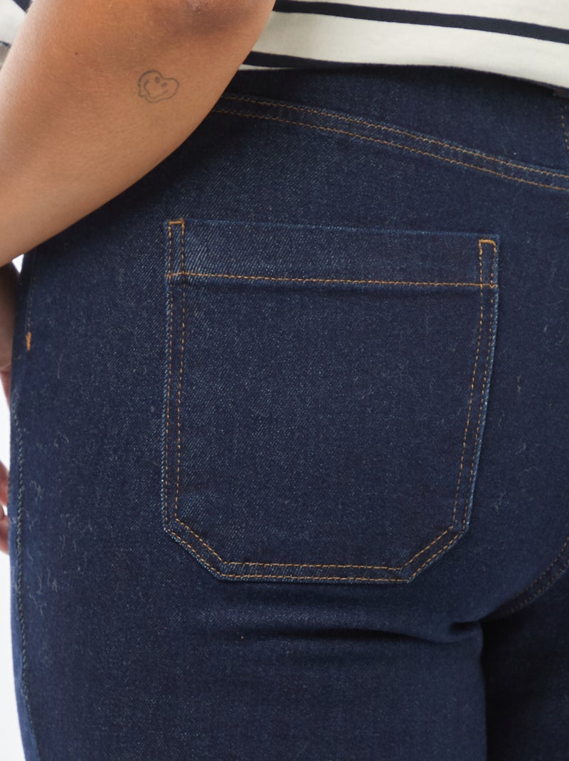 Pantalon flare Bleu - Kiabi