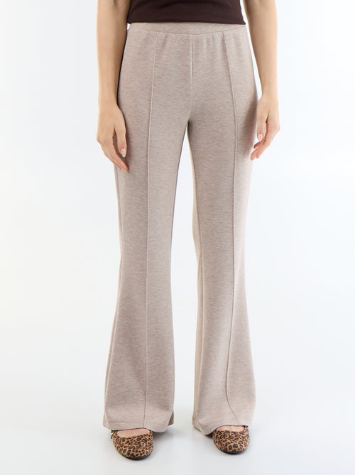 Pantalon flare doux - Kiabi