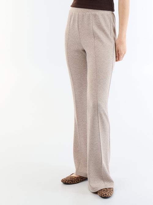 Pantalon flare doux - Kiabi