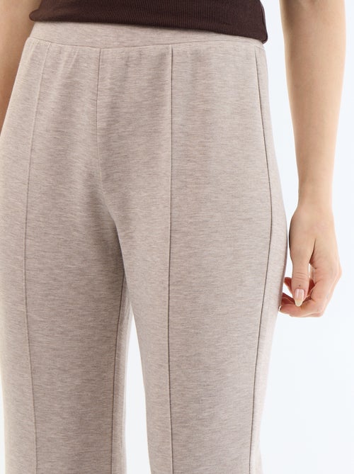 Pantalon flare doux - Kiabi